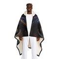 Secret owl Hooded Sherpa Fleece Blanket