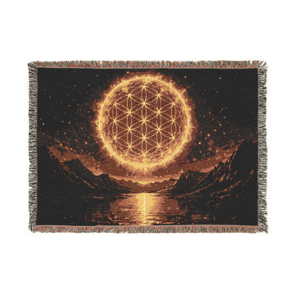 Sun of Life Woven Blanket
